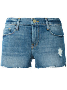 укороченные джинсы с потертой отделкой Frame Denim