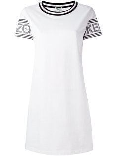 платье-футболка  с принтом логотипа Kenzo