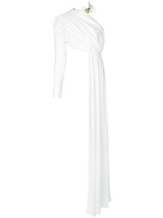 asymmetric draped top Seen