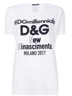 футболка DG Millennials Dolce & Gabbana