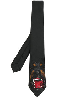 галстук с принтом ротвейлера  Givenchy