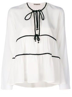 блузка с оборкой  Ermanno Scervino