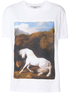 футболка с принтом лошади  Stella McCartney