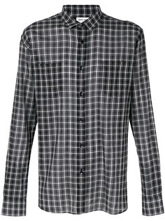 клетчатая рубашка Saint Laurent