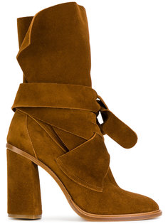 tie-fastening ankle boots Casadei