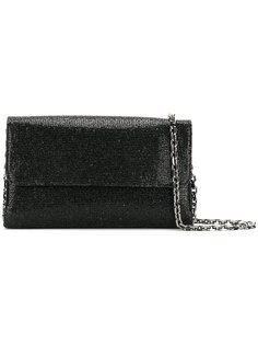 foldover glittered clutch bag Casadei