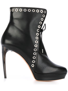 Horn Heel booties Alexander McQueen