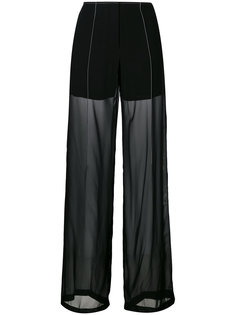 полупрозрачные свободные брюки  DKNY