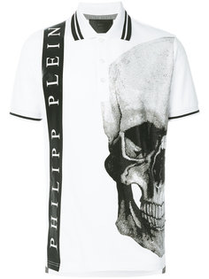 футболка-поло с принтом черепа Philipp Plein