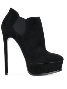 сапоги по щиколотку на платформе Casadei