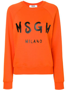 толстовка с логотипом  MSGM