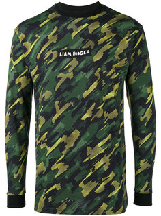 Camo print sweatshirt Liam Hodges