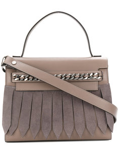 chain-trimmed tote bag Casadei