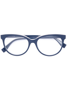 очки с овальной оправой Fendi Eyewear