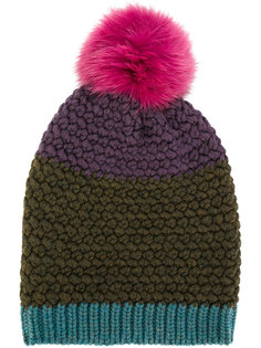 beanie hat with bobble Etro