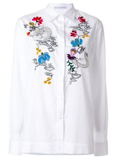 рубашка с цветочной отделкой  Ermanno Scervino