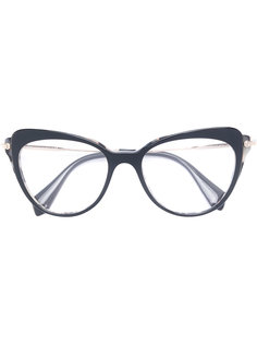 classic cat-eye glasses Miu Miu Eyewear