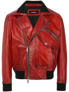 байкерская куртка Dsquared2