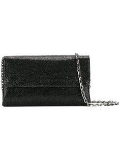 foldover glittered clutch bag Casadei