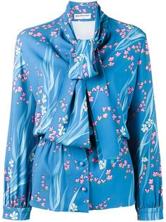 блузка с цветочным рисунком Balenciaga