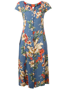 платье с цветочным принтом Kenzo Vintage