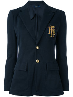 пиджак с вышивкой инициалов бренда Polo Ralph Lauren