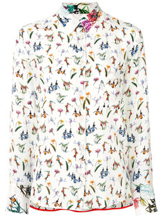 блузка с цветочным принтом  Paul Smith