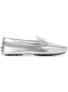 metallic buckled loafers Tods Tod’S
