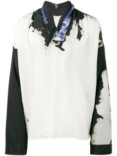 рубашка-кимоно с выцветшим принтом  Haider Ackermann