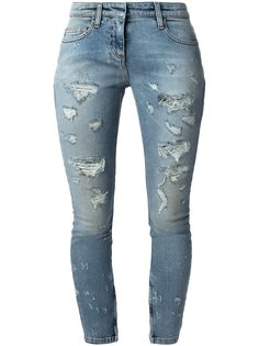 узкие джинсы с потёртостями Faith Connexion