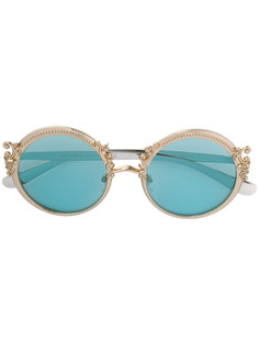 солнцезащитные очки с оправой в стиле барокко Dolce & Gabbana Eyewear