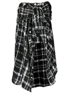 асимметричная твидовая юбка  Faith Connexion