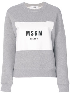 джемпер с логотипом  MSGM