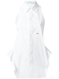 рубашка без рукавов с рюшами Off-White