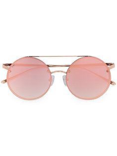 round Getaway Rose sunglasses For Arts Sake
