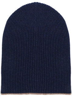 contrast trim beanie Brunello Cucinelli