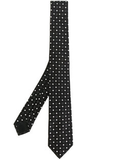 галстук с вышивкой звезд и крестов Givenchy