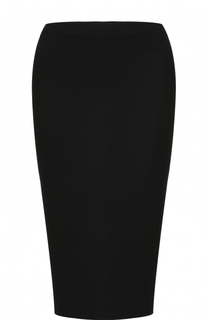 Шерстяная юбка-карандаш с разрезом Ralph Lauren