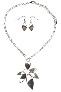 Комплект: колье, серьги Fiore Lune