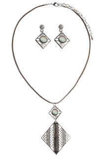 Комплект: колье, серьги Fiore Lune