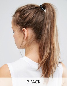 Набор из 9 резинок для волос Nike - Мульти