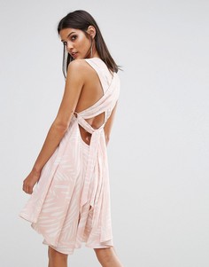 Платье с поясом сзади Finders I Spy - Мульти