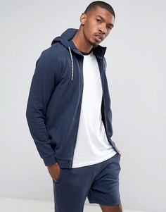 Худи на молнии Tom Tailor - Темно-синий