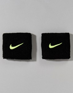 Черные напульсники с логотипом Nike Training NN.04-023 - Черный