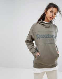 Худи серого цвета без застежки Reebok Classics - Серый