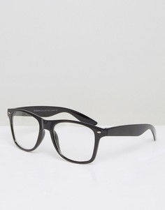 Черные квадратные солнцезащитные очки 7X - Черный