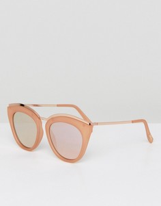 Розовые солнцезащитные очки Le Specs - Розовый