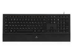 Клавиатура Logitech Illuminated Keyboard Black USB