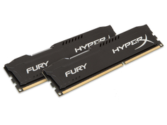 Модуль памяти Kingston HyperX Fury Black Series PC3-12800 DIMM DDR3 1600MHz CL10 - 8Gb KIT (2x4Gb) HX316C10FBK2/8