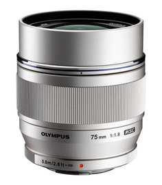 Объектив Olympus M.Zuiko Digital ED 75 mm F/1.8 for PEN Silver*